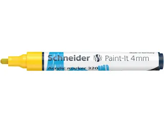 Acrylmarker Schneider Paint-It 320 4mm geel - 7