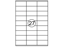 Etiket Quantore 70x32mm 2700st