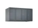opzetkast,v. locker,4vak.,vak B 250mm,HxBxD 500x1000x500mm,vleugeldeur