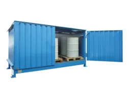 Stellingcontainer Gevaarlijke Stoffen Max. 20X200L Vaten Staand