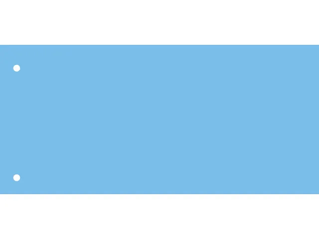 Scheidingsstrook Kangaro 2-gaats 225x120mm 180 grams RC blauw