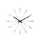 Wandklok NeXtime Plug Inn 58cm lavendel RVS