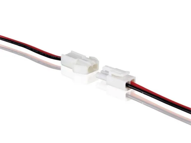 Connector Voor Eenkleurige Ledstrip - Met Kabel (Mannelijk-Vrouwelijk)