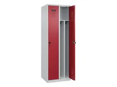 locker voor scheiding van kleding,HxBxD 1850x600x500mm,2vak