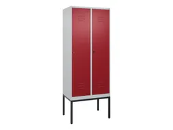 locker voor scheiding van kleding,HxBxD 2120x800x500mm,2vak