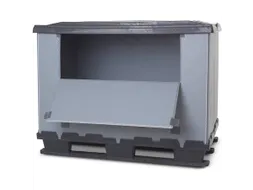 Vouwkrat voor pallets,HxLxB 1110x1000x1200mm,belasting 500kg,kunststof