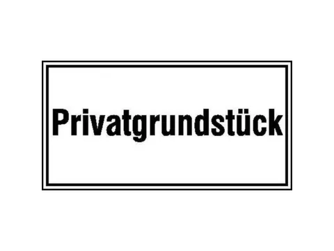 aanwijzingsbord,Privéterrein,aluminium gemerkt,gemoffeld,wit