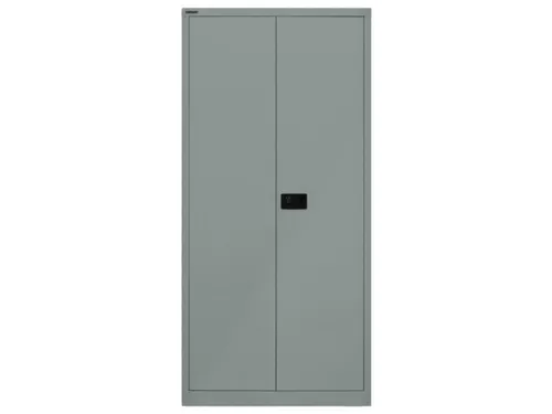 kantoorkast openslaande deuren HxBxD 1950x914x400mm Stalen Zilver