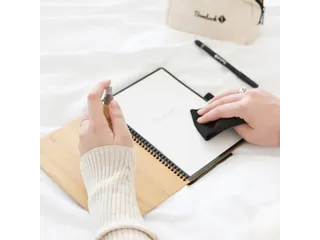 Notitieboek Bambook hardcover A5 lijn 40pagina's uitwisbaar bruin - 4