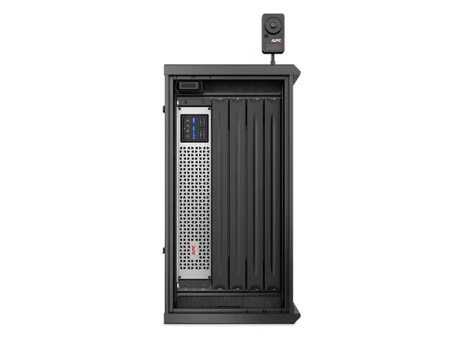 APC NetShelter WX AR106VI 6U+6U 19inch IT Wandkast met ventilatoren