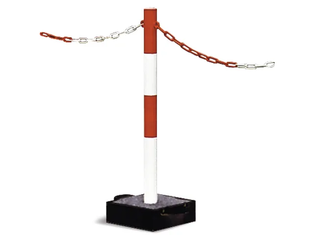 Kettingstaander Mobiel Staalbuis Hxø 1000X60Mm Met Handgreep