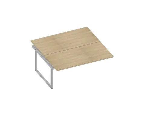 aanbouwtafel,v. benchtafel,HxBxD 730x1600x1600mm,blad eiken