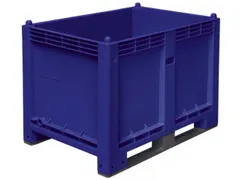 Stapelcontainer Pp Hxbxd 850X1200X800Mm 550 Liter 2Sledepoten Blauw