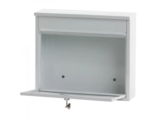 Wandbrievenbus 31.5cm Wit Staal