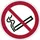 Vloermarkeringssticker Rood Wit Roken Verboden 430mm