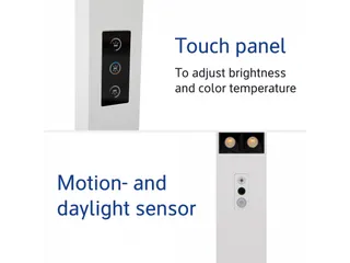 Staande Led-lamp MAULsirius colour vario sensor Dimbaar Wit - 3