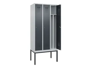 locker voor scheiding van kleding,HxBxD 2120x900x500mm,3vak - 1