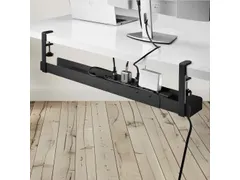 Kabelgoot voor onder Bureau Zwart