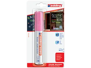 Viltstift edding 4090 window schuin neonroze 4-15mm blister - 1
