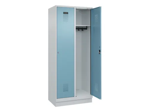 locker,HxBxD 1950x800x500mm,2vak,vak B 400mm,cil.-slot,sokkel