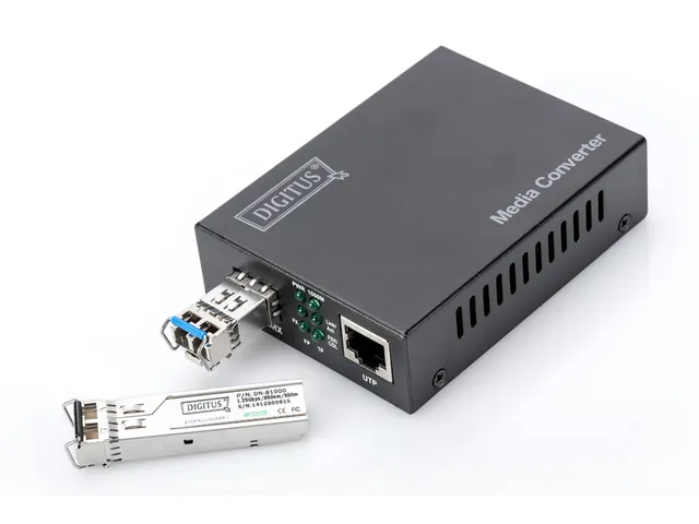 Gigabit Ethernet-mediaconverter, SFP SFP open slot, zonder SFP-module