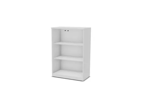 vitrinekast,HxBxD 1155x800x445mm,2xhouten vloer,3 OH,Bl-wit