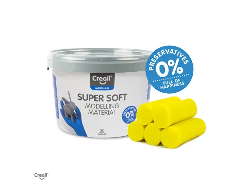 Klei Creall supersoft geel 1750gram