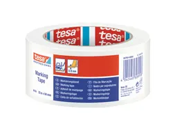 Markeringstape Tesa 60760 PVC 50mmx33m wit