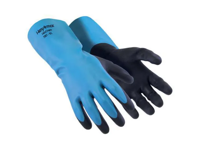 Hexarmor 60706 Hexchem 7061 handschoenen blauw zwart maat 11