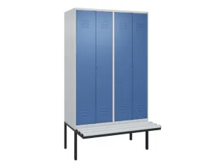locker voor scheiding van kleding,HxBxD 2120x1200x815mm,4vak - 1