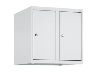 opzetkast,v. locker,2vak.,vak B 250mm,HxBxD 500x500x500mm,vleugeldeur - 1