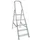 aluminium beugelladder eenzijdig 5treden stand H 0 995m aluminium