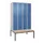 locker met bank,HxBxD 2120x1200x815mm,4vak,vak B 300mm,draaigrendel