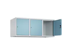 opzetkast,v. locker,3vak.,vak B 400mm,HxBxD 500x1200x500mm