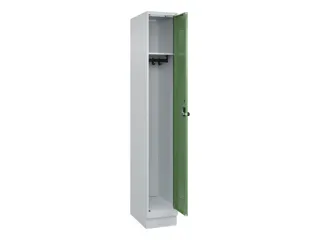 locker,HxBxD 1950x300x500mm,1vak,vak B 300mm,draaigrendel,sokkel - 2