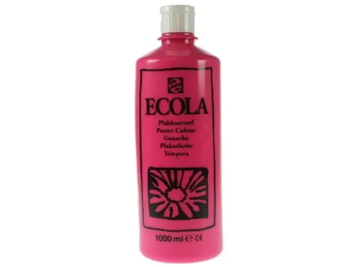 Plakkaatverf Ecola Flacon van 1000 ml Magenta