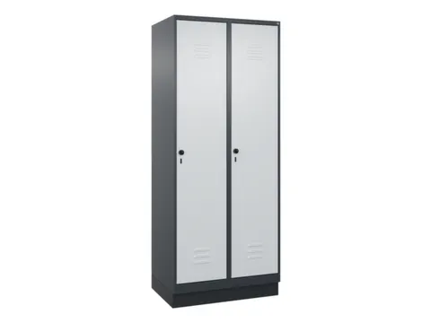 locker voor scheiding van kleding,HxBxD 1950x800x500mm,2vak