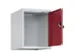 opzetkast,v. locker,1vak.,vak B 400mm,HxBxD 500x400x500mm,draaigrendel
