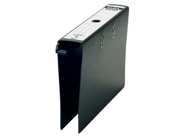 Hangordner Elba Rado 75mm karton zwart gewolkt