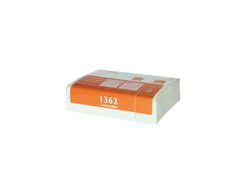 Vendor 1362 handdoekcassette 2-laags wit 33 Meter