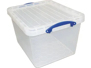 Opbergdoos 40 Liter Transparant Stapelbaar - 1