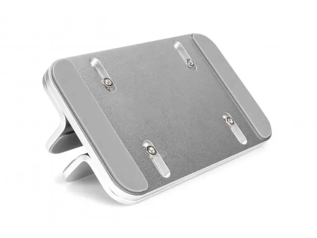 Verticale notebookstandaard aluminium zilver