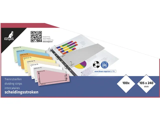 Trapezium Verdeelstroken 100 Stuks Roze