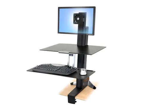 Werkstation Workfit S Enkel Zwart