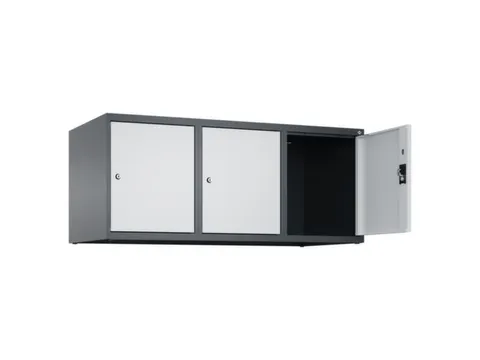 opzetkast,v. locker,3vak.,vak B 400mm,HxBxD 500x1200x500mm