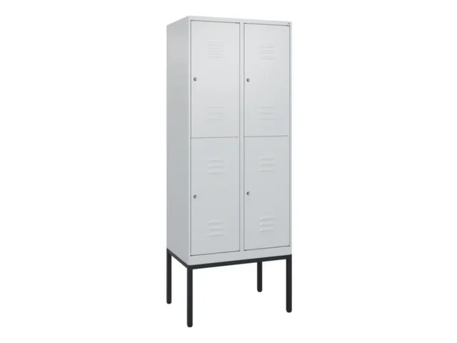 dubbeldekse locker,HxBxD 2120x800x500mm,2x2vak.,vak B 400mm