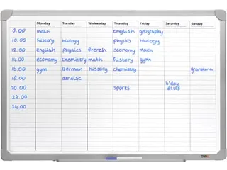Magnetische Weekplanner 60x90cm - 2