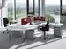 In hoogte verstelbaar bureau,HxBxD 720-840x1400x800mm,MS-donkergrijs