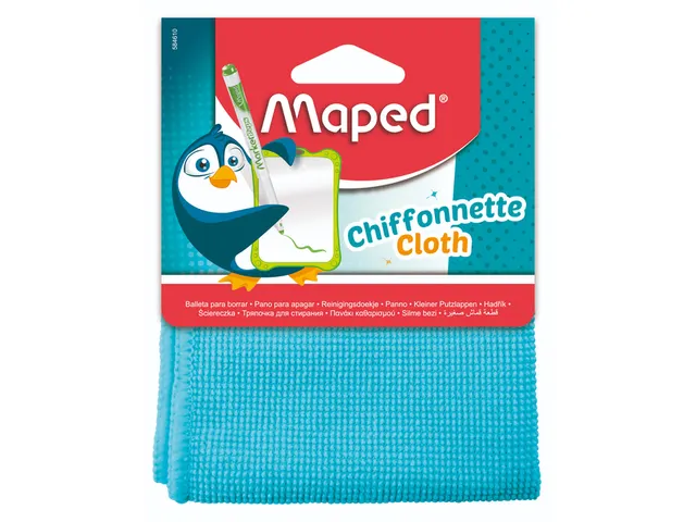 Chiffonnette microfibre Maped 20x20cm bleu