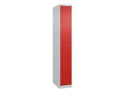 lockerkast,HxBxD 1850x300x500mm,1x4vakken,vak B 300mm,cil.-slot